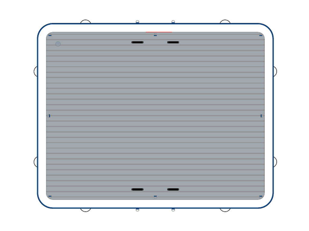Inflatable 10x8 Rectangle Dockside Hangout